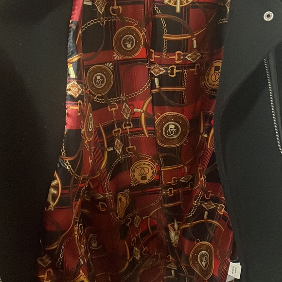 Rocawear black coat with leather detail M - Picture 8 of 12